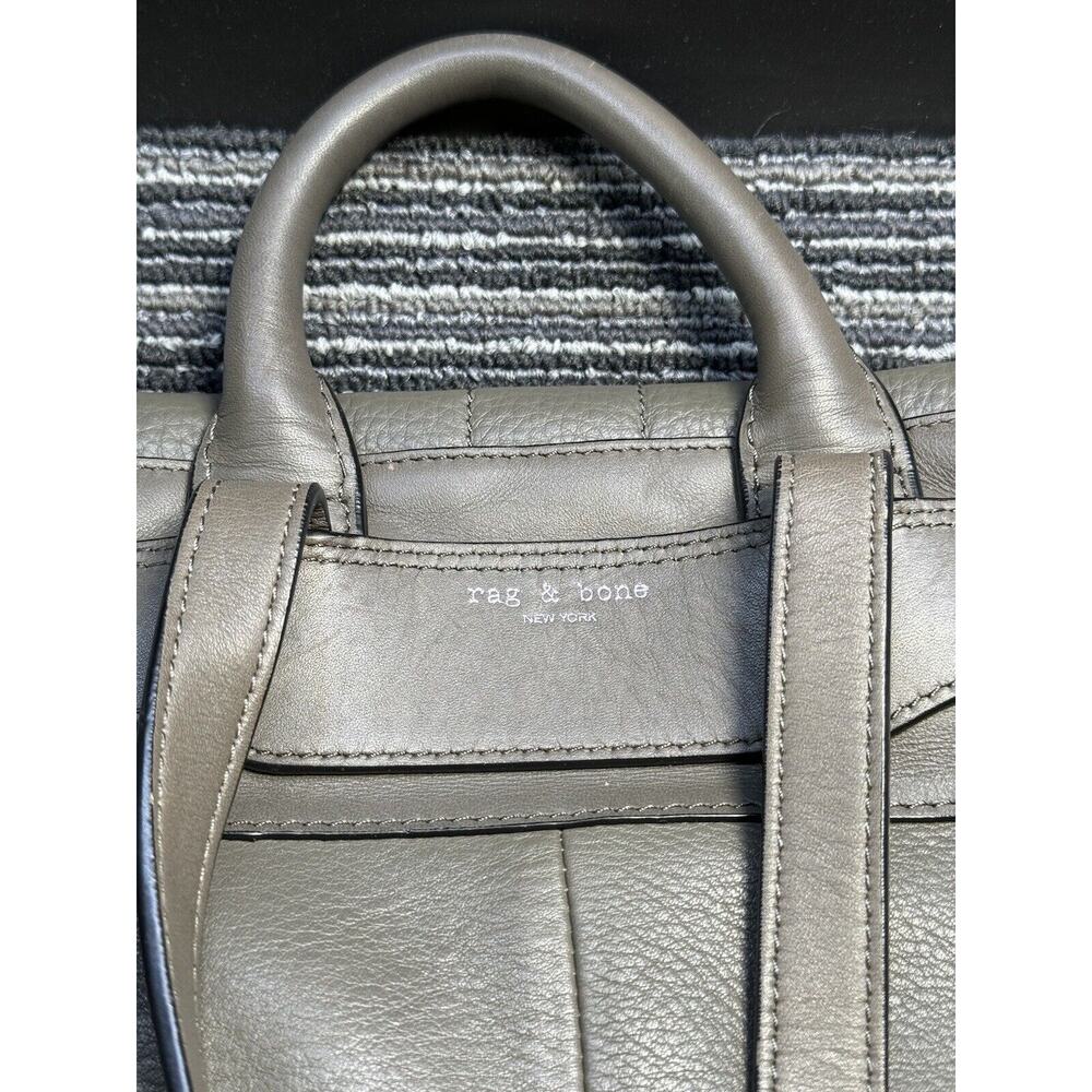 Gray Leather Backpack - image 2